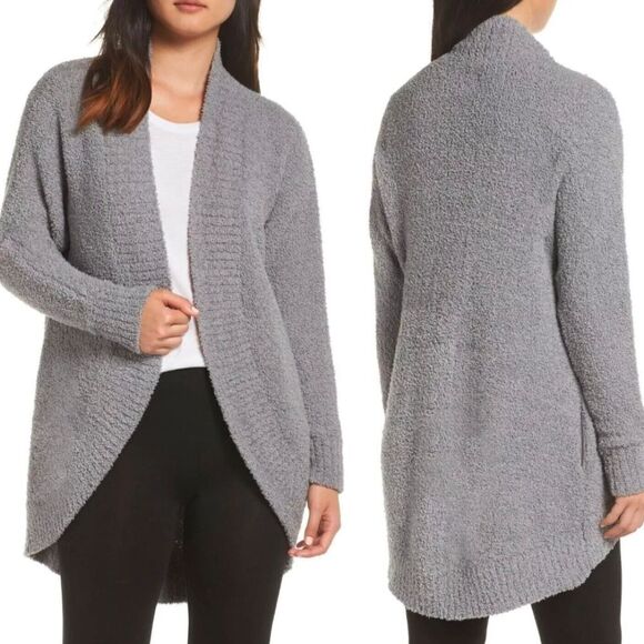 UGG Gray Open Front Cardigan Sweater - Picture 3 of 10